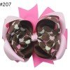 5 Inch Colorful Glitter Big Sequin Layered Ribbon Hair Bows Clip for Baby Girl Accessories