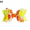 3.5'' Plastic Print Fruit Jelly Hair Bows For Kids Girls Beach Waterproof Clear Pigtails Hair Clips 3.5'' Plastic Print Fruit Jelly Hair Bows For Kids Girls Beach Waterproof Clear Pigtails Hair Clips
