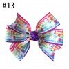 3.25”Rainbow Unicorn Hair Bow Head Clips 1-50 3.25”Rainbow Unicorn Hair Bow Head Clips 1-50