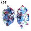 3.25”Rainbow Unicorn Hair Bow Head Clips 1-50 3.25”Rainbow Unicorn Hair Bow Head Clips 1-50