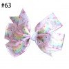 3.25”Rainbow Unicorn Hair Bow Head Clips 51-88 3.25”Rainbow Unicorn Hair Bow Head Clips 51-88