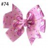 3.25”Rainbow Unicorn Hair Bow Head Clips 51-88 3.25”Rainbow Unicorn Hair Bow Head Clips 51-88