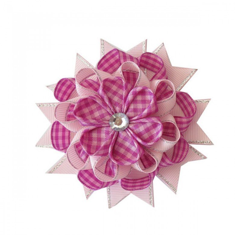 4.5''kanzashi flower hair clip Girl hair accessories baby unicorn hair bows Bow clips for girls153-188 4.5''kanzashi flower hair clip Girl hair accessories baby unicorn hair bows Bow clips for girls153-188