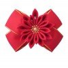 BLESSING Girl 4.5" Golden Angel Hair Bow Elastic kanzashi Flower Hair clips Hairbow72-92