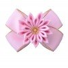 BLESSING Girl 4.5" Golden Angel Hair Bow Elastic kanzashi Flower Hair clips Hairbow72-92