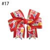 Happy Girls 4.5" Rainbow Cheer Hair Accessories Bow Clip colorful printed ribbon bowknot hair clip 17-46
