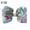 National Flag 8" ABC Hair Bow Clip printed star unicorn grid ribbon hair clip large girls hair accessories National Flag 8" ABC Hair Bow Clip printed star unicorn grid ribbon hair clip large girls hair accessories