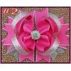 rhinestones  hair bows,girl hair accessories.
