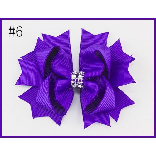 3.5''  Rhinestone Hair Bows  