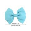 2.6inch colorfull double layered mini  stacked ribbon hair bows for baby girl hair clips accessories