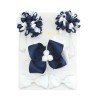 set  hair clip set Cute Hair Accessories Girl round loopy elastic bands  headwear Bow pompom Hairpin hair ring Elastic Headdress