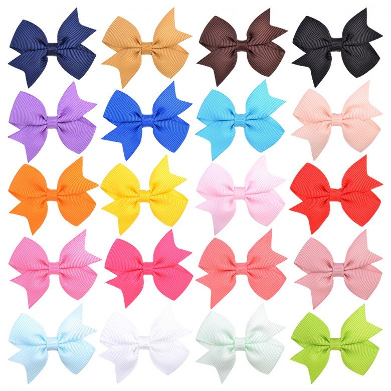 2.2'' Girls bow Toddler hairpin Girls' school bow color boutique grosgrain bow Hair accessories 2.2'' Girls bow Toddler hairpin Girls' school bow color boutique grosgrain bow Hair accessories