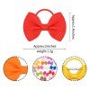 2'' Fashion kids  bow hair loop  girls  solid color bow hair loop   Hair accessories