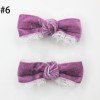 1 pair Velvet hair bows for girl toddle lace velvet bow clip