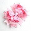 4.5''Gingham Hair Bow Clip for Girls Red Gingham Hair Accessories Kids Classic Check Bow Baby Boutique Gingham Hair Clips