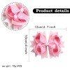 4.5''Gingham Hair Bow Clip for Girls Red Gingham Hair Accessories Kids Classic Check Bow Baby Boutique Gingham Hair Clips