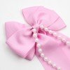 Girls Princess Pearl Sailor Double Ponytail Princess Hair Clip with Pearl Birthday Wedding Cake Topper Pearl Decoration
