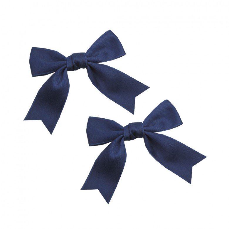 Hot Sale Girls Satin Hair Bow Clip Satin Ribbon Bows with tails for Toddler Ponytail Short Tail Bows Hair Accessories
