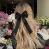 Suede Long Sailor Hair Bows for Girls Matte Suede Bowknot Bow for Fall Winter Women Hair Bow Accessories Suede Long Sailor Hair Bows for Girls Matte Suede Bowknot Bow for Fall Winter Women Hair Bow Accessories