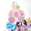 Cartoon Character Hair Bows Clips Holder Girls Princess Hair Bow Clip Holder Kids Hair Bows Decoration
