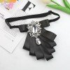 Ribbon Bow Clips for Men Brooch Men and Women Uniform Bow Tie Clothing Accessories