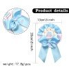 Satin Happy Birthday Baby Bows Award Ribbon Birthday Bows Badge Satin Fabric Birthday Bow Button for Kids