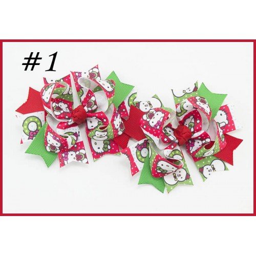 3.5''pigtail bows character hair bows ， princess hair bows clips， baby girl hair accessories