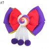 Lollipop hair accessory, rainbow pom-pom, streamer, bow, children’s girl’s headpiece. Lollipop hair accessory, rainbow pom-pom, streamer, bow, children’s girl’s headpiece.