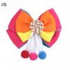 Lollipop hair accessory, rainbow pom-pom, streamer, bow, children’s girl’s headpiece. Lollipop hair accessory, rainbow pom-pom, streamer, bow, children’s girl’s headpiece.