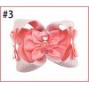 Princess Hair Bows Clip Big Glitter Ribbon Cute Doll Hair Bow Clip for Baby Toddler Kids Hair Accessories