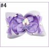 Princess Hair Bows Clip Big Glitter Ribbon Cute Doll Hair Bow Clip for Baby Toddler Kids Hair Accessories