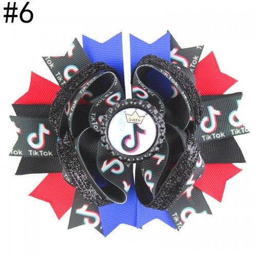 5.5‘’tiktok inspired hair Bows boutique hair Accessories 5.5‘’tiktok inspired hair Bows boutique hair Accessories