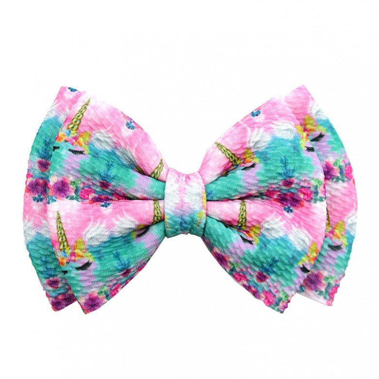 5-6'' UNICORN Fabric Bow summer Liverpool Bow Collection Crepe mermaid Liverpool hair bows with teeth clips 5-6'' UNICORN Fabric Bow summer Liverpool Bow Collection Crepe mermaid Liverpool hair bows with teeth clips