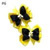 1pair/set 4'' summer pigtail hair bows 1pair/set 4'' summer pigtail hair bows