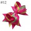4‘’ inspired hair Bows bright color summer rainbow hair acccessories 4‘’ inspired hair Bows bright color summer rainbow hair acccessories