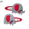 2.5'' elephant snap hair clips animal hair clips 2.5'' elephant snap hair clips animal hair clips