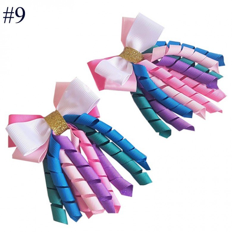 3'' pigtail korker hair bow toddle corker hair clip for girl accessories 3'' pigtail korker hair bow toddle corker hair clip for girl accessories