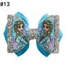 3.5'' Glitter Princess Hair Bows Inspired Leather Clip for Girl Toddle Hair Accessories 3.5'' Glitter Princess Hair Bows Inspired Leather Clip for Girl Toddle Hair Accessories