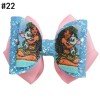 3.5'' Glitter Princess Hair Bows Inspired Leather Clip for Girl Toddle Hair Accessories 3.5'' Glitter Princess Hair Bows Inspired Leather Clip for Girl Toddle Hair Accessories