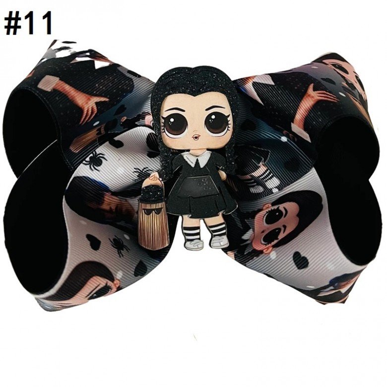 Wednesday inspired bow Addams family boutique Hair bows Wednesday inspired bow Addams family boutique Hair bows