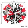 cow pattern korker hair bows cow pattern korker hair bows