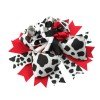 cow pattern korker hair bows cow pattern korker hair bows