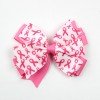 Breast Cancer Awareness Cheer Bows ，  Anticancer pink Ribbon Hair Bows ，Kids Hair Accessories