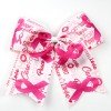 Breast Cancer Awareness Cheer Bows ，  Anticancer pink Ribbon Hair Bows ，Kids Hair Accessories