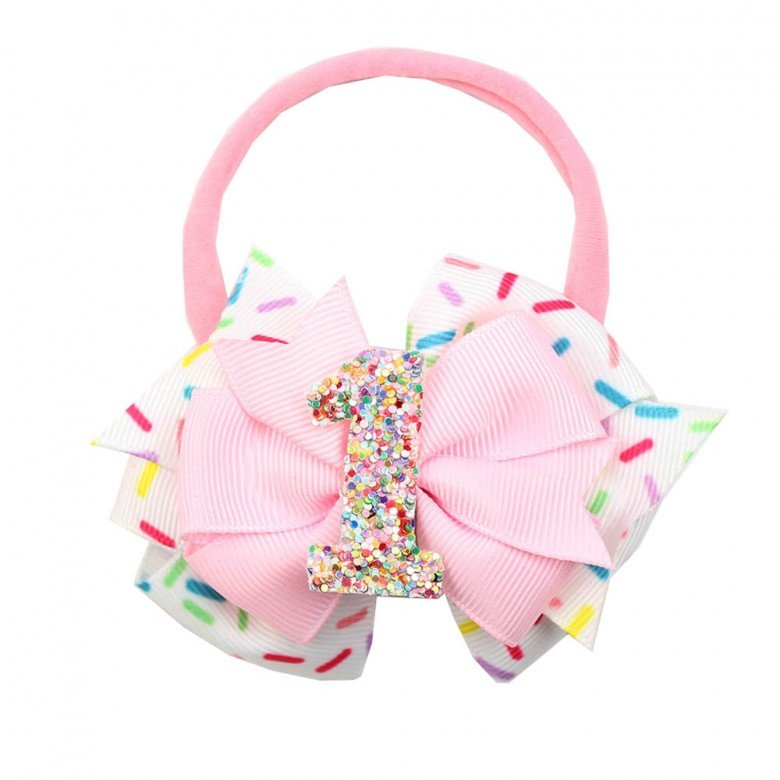Donut Baby Happy Birthday Headband for Baby ,Ice cream Girls Boutique Birthday Headband Kids Hair Accessories Donut Baby Happy Birthday Headband for Baby ,Ice cream Girls Boutique Birthday Headband Kids Hair Accessories