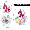 Happy Birthday Korker Bow ，Birthday Hat Hair Clips， Baby Headband Kids Hair Bow Accessories