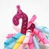 Happy Birthday Korker Bow ，Birthday Hat Hair Clips， Baby Headband Kids Hair Bow Accessories