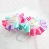  Ruffle Tutu Anklets Bows and Sock Ribbon Trim Socks Tutu Bows Set Baby Accessories