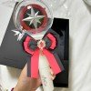 KPOP Light Stick Ribbon Bow Lightstick Bow with Rhinestone Light Stick Accessories Kpop Concert Accessories
