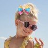 Girls Summer Ice Cream Moonstitch Hair Bow